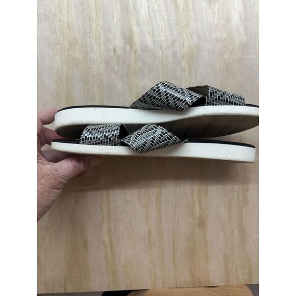 Cole Haan Criss Cross Strap Sandals Grand OS 10 B Blues Flat - Picture 4 of 6